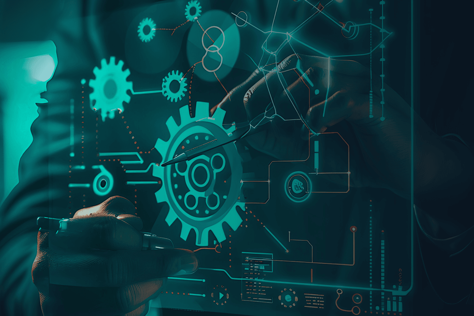 Team working together